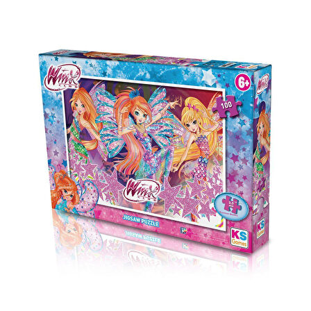 Eğitici Oyuncak WINX714 KS Winx / 100 Parça Puzzle Kız Erkek Çocuk Eğitici