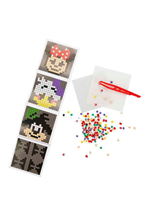 Kız Çocuk Oyuncak Erkek Çocuk Oyuncak 4in1 Minnie Mouse Pixel Pixel Boncuk Aktivite ve Oyuncak Seti