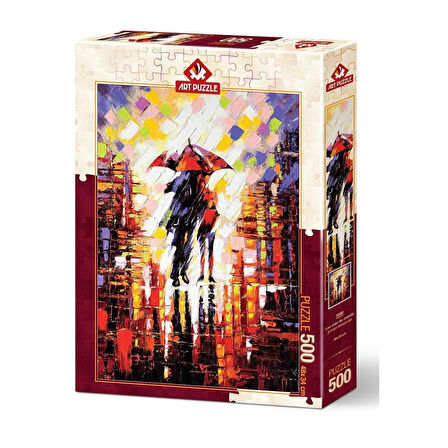 Öğretici Oyuncak 5090/ART Art Puzzle, Şemsiye Altındaki Aşk 500 Parça Puzzle Kız Erkek Çocuk Eğitici
