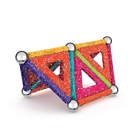 Kız Erkek Çocuk Oyuncak Geomag Glitter Manyetik Zeka Oyunu 22 Parça Kız Erkek Çocuk Eğitici Eğitici Oyun