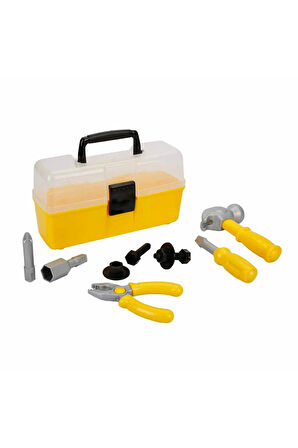 Kız Çocuk Oyuncak Erkek Çocuk Oyuncak Zapp Toys My Workshop Çantalı Tamir Seti 10 Parça Eğitici Oyun