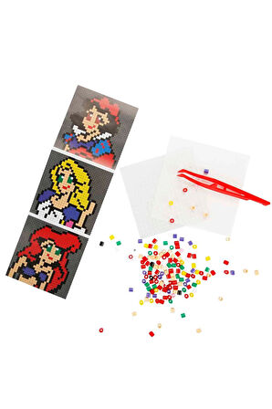 Kız Çocuk Oyuncak Erkek Çocuk Oyuncak 3in1 Pixel Pixel Boncuk Aktivite ve Oyuncak Seti S00005169 E