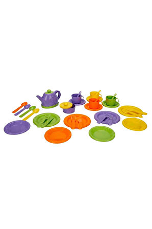 Kız Çocuk Oyuncak Erkek Çocuk Oyuncak 4682 Little Chef Çay Seti 36 Parça Eğitici Oyuncaklar