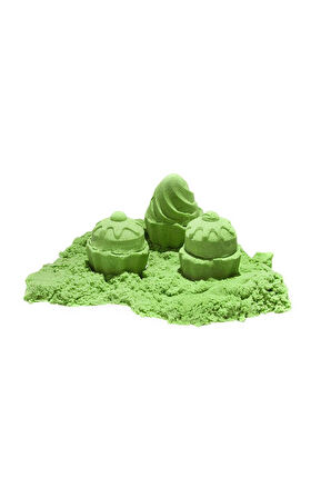 Kız Çocuk Oyuncak Erkek Çocuk Oyuncak Fun Dough Kinetik Kum 1000 g Yeşil Eğitici Oyuncaklar