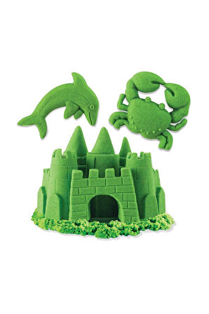 Kız Çocuk Oyuncak Erkek Çocuk Oyuncak Fun Dough Kinetik Kum 1000 g Yeşil Eğitici Oyuncaklar