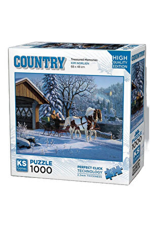 Kız Çocuk Oyuncak Erkek Çocuk Oyuncak KS Games Treadured Memories Puzzle 1000 Parça 20800 Eğitici Oy