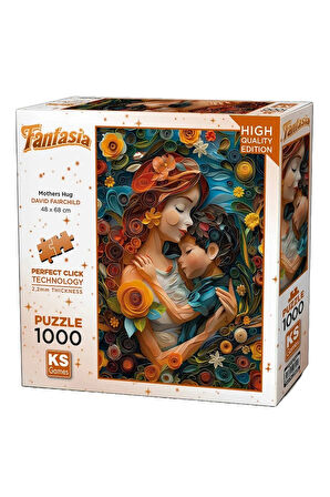 Kız Çocuk Oyuncak Erkek Çocuk Oyuncak KS Games Mother Hug Puzzle 1000 Parça 20803 Eğitici Oyuncaklar