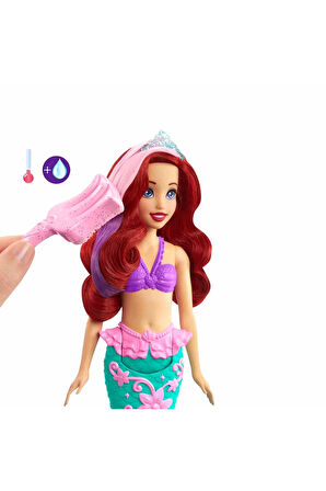 Kız Çocuk Oyuncak Erkek Çocuk Oyuncak Prenses Muhteşem Renk Değiştiren Saçlı Deniz Kızı Ariel HLW00