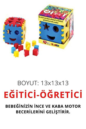 Eğitici Öğretici Çocuk Oyuncaklar Küp Bultak