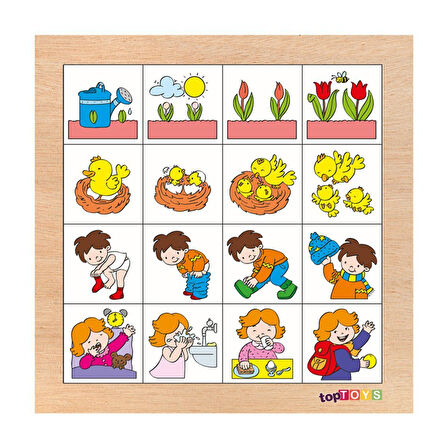 Öğretici Oyuncak CS-7015/19 Chiva, Hikaye Sırala Artan Azalan Hadi Sayalım 7016-7017-7018-7019 Kız Erkek Çocuk Oyunca