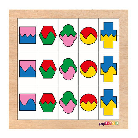 Eğlenceli Oyuncak CS-7020/27 Chiva, Resimleri Şekille, Sırala, Sayma 7021-7022-7027 Kız Erkek Çocuk Eğitici Öğretici O