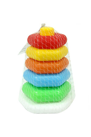 Kız Çocuk Oyuncak Erkek Çocuk Oyuncak Kiki Fileli Renkli Altıgen Halkalar Eğitici Oyuncaklar