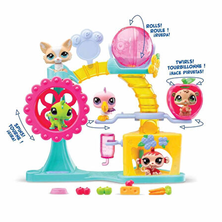 Öğretici Oyuncak 0590 Littlest Pet Shop Miniş ve Temalı Oyun Köşesi - - 1adet Stokta Olan Gönderilir Kız Erkek Çocuk