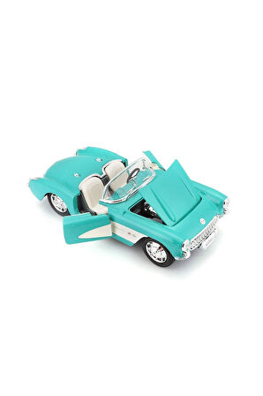 Kız Çocuk Oyuncak Erkek Çocuk Oyuncak MAY 31275 1957 Chevrolet Corvette 1:24 Eğitici Oyuncaklar