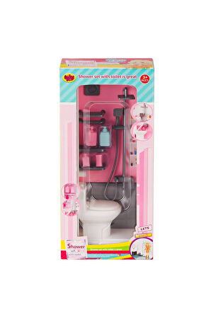 Kız Çocuk Oyuncak Erkek Çocuk Oyuncak 02379 Klozetli Banyo Oyun Seti -Oydaş Oyuncak Eğitici Oyuncakl