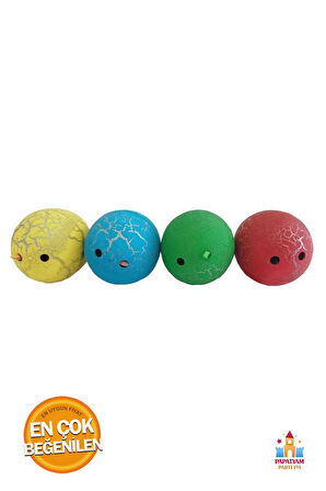 Eğitici Öğretici Çocuk Oyuncaklar Oyuncak Dinazor Yumurtası - Gerçekçi Dinozor Figürleri İle 4Adet