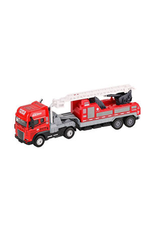 Kız Çocuk Oyuncak Erkek Çocuk Oyuncak KLX800-239 Sesli Işıklı İtfaiye Tırı 1:24 -1adet fiyatıdır Eği