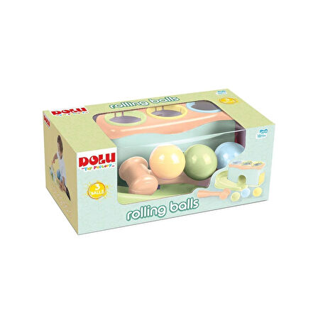 Kız Erkek Çocuk Oyuncak 5164 Eğitici Top Yuvarlama Blokları XL -Dolu Oyuncak Kız Erkek Çocuk Eğitici Eği