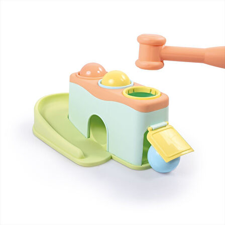 Kız Erkek Çocuk Oyuncak 5164 Eğitici Top Yuvarlama Blokları XL -Dolu Oyuncak Kız Erkek Çocuk Eğitici Eği