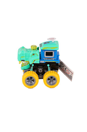 Kız Çocuk Oyuncak Erkek Çocuk Oyuncak MG-D500-21 Işıklı Müzikli Gergedan / Su Aygırı -Vardem Oyuncak