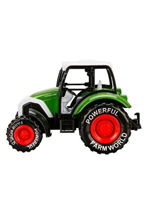 Kız Çocuk Oyuncak Erkek Çocuk Oyuncak 2555 Maxx Wheels Traktör 14cm -Sunman Eğitici Oyuncaklar