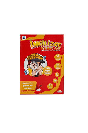 Kız Çocuk Oyuncak Erkek Çocuk Oyuncak 3142 İngilizce Kelime Avı -Sunman Eğitici Oyuncaklar