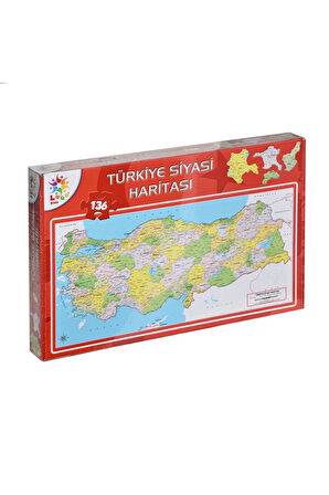 Kız Çocuk Oyuncak Erkek Çocuk Oyuncak Türkiye Siyasi Haritası Puzzle Eğitici Oyuncaklar