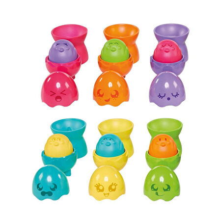 Eğitici Oyuncak 73083 Tomy, Saklambaçlı Yumurta Kule Seti, 6-36 ay Kız Erkek Çocuk Eğitici Eğiti