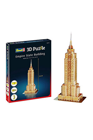 Kız Çocuk Oyuncak Erkek Çocuk Oyuncak 00119 Revell 3D Puzzle Empire State Binası 24 parça Eğitici Oy