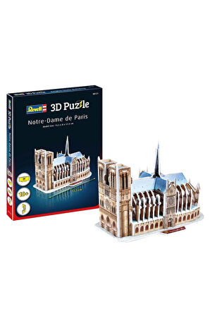 Kız Çocuk Oyuncak Erkek Çocuk Oyuncak 00121 Revell 3D Puzzle Notre Dame Katedrali 39 parça Eğitici O