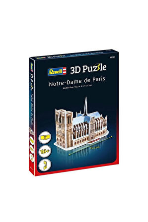 Kız Çocuk Oyuncak Erkek Çocuk Oyuncak 00121 Revell 3D Puzzle Notre Dame Katedrali 39 parça Eğitici O