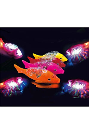 Eğitici Öğretici Çocuk Oyuncaklar 1Adet Müzikli Işıklı Bebeklerin Emekleme Arkadaşı Yürüyen Balık Oy