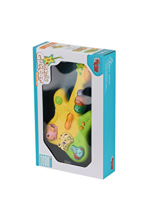 Kız Çocuk Oyuncak Erkek Çocuk Oyuncak JLG-855-34A Işıklı ve Müzikli Gitar Bebek Pianosu Eğitici Oyun