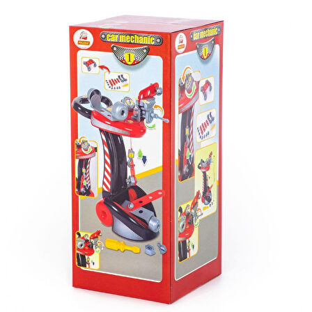 Eğlenceli Oyuncak 68620 Polesie, Mekanik Tamir Seti 19 Parça Kız Erkek Çocuk Eğitici Eğitici Oyunc