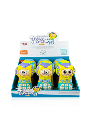 Kız Çocuk Oyuncak Erkek Çocuk Oyuncak JLG-855-40A IŞIKLI VE MÜZİKLİ CEP TELEFONU -VRD Eğitici Oyunca