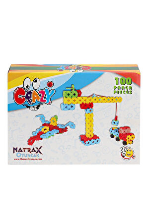 Kız Çocuk Oyuncak Erkek Çocuk Oyuncak 1713 Crazy 100 Parça Blok Seti Eğitici Oyuncaklar