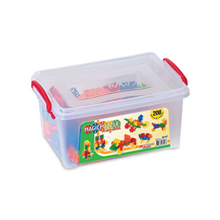 Eğitici Oyuncak 03147 Dede Magic Puzzle 200 Parça Kız Erkek Çocuk Eğitici