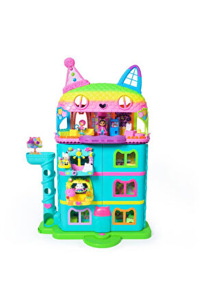 70742 Gabbys Dollhouse Festival Evi Eğlenceli Müzikli Oyun Seti 63 cm -Spinmaster