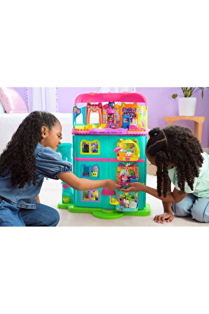 70742 Gabbys Dollhouse Festival Evi Eğlenceli Müzikli Oyun Seti 63 cm -Spinmaster