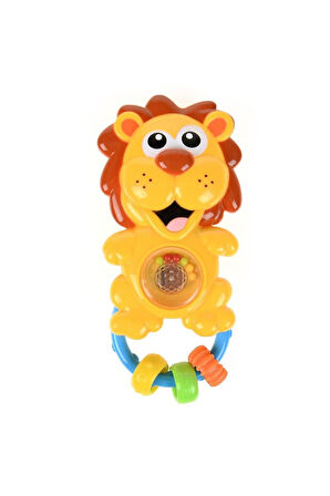 Kız Çocuk Oyuncak Erkek Çocuk Oyuncak URT041-004 BABYCİM NEŞELİ SSLİ PİLLİ ASLAN ÇINGIRK Eğitici Oyu