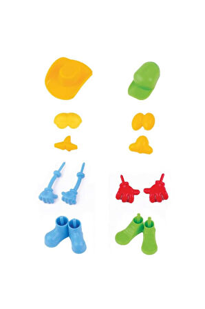 Kız Çocuk Oyuncak Erkek Çocuk Oyuncak 03576 İNSAN FİGÜRÜ SETİ OYUN HAMURU 150 GR -FEN Eğitici Oyunca