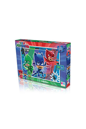 Kız Çocuk Oyuncak Erkek Çocuk Oyuncak PJM 714 Puzzle 100 -KS Eğitici Oyuncaklar