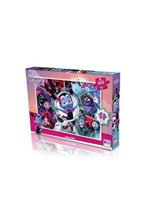 Kız Çocuk Oyuncak Erkek Çocuk Oyuncak VP 714 VAMPİRİNA PUZZLE 100 -KS Eğitici Oyuncaklar