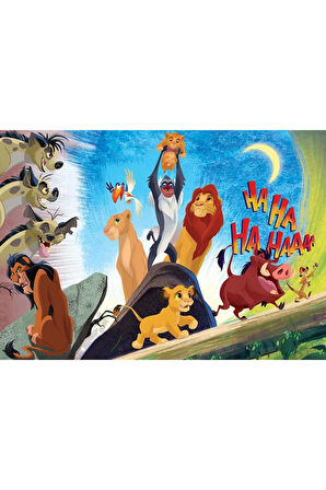 Kız Çocuk Oyuncak Erkek Çocuk Oyuncak LK 714 LION KING PUZZLE 100 -KS Eğitici Oyuncaklar