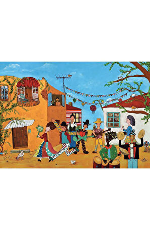 Kız Çocuk Oyuncak Erkek Çocuk Oyuncak 20589 PUEBLO 1000 PARÇA PUZZLE Eğitici Oyuncaklar