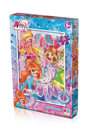 Kız Çocuk Oyuncak Erkek Çocuk Oyuncak WINX 709 Puzzle 50 PARÇA -KS Eğitici Oyuncaklar