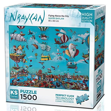 Ks Games Forth Bridge at Sunset Puzzle 1500 Parça 22039 Kız Erkek Çocuk Oyuncak Eğitici Oyuncaklar