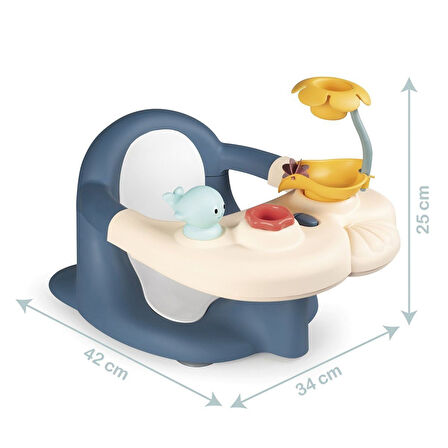 7600220373 Smoby Baby Nurse Oyuncak Bebek için Sallanan Beşik Oyun Seti +18 ay Kız Erkek Çocuk Oyunc