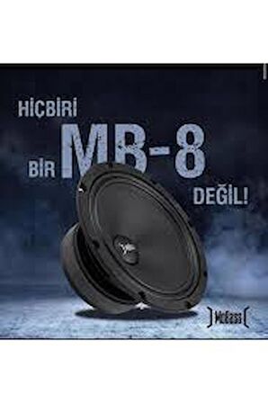 Mobass MB-8 20Cm Midrange Hoparlör -Çağlar Elektromarket