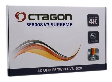OCTAGON SF8008 SUPREME V3 4K UHD E2 DVB-S2X TWIN